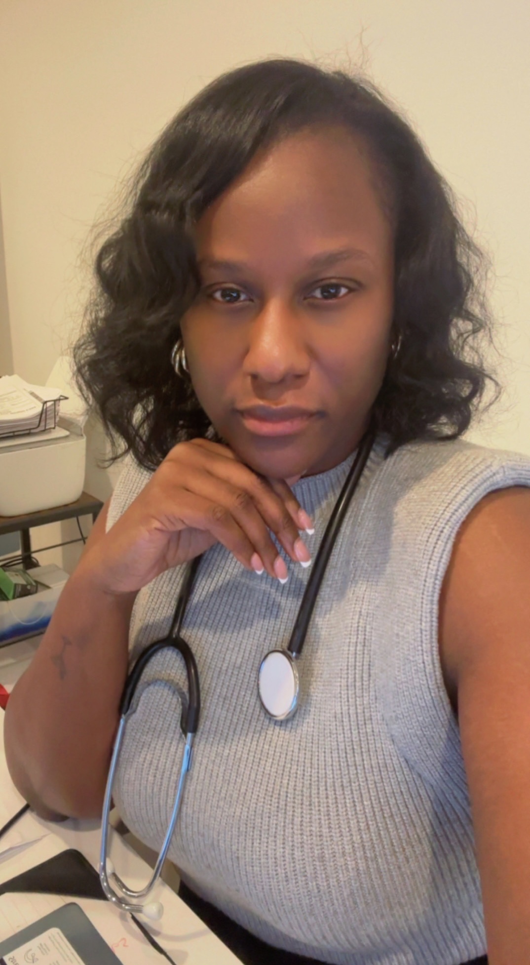 Simone Blount, Family Nurse Practitioner, in her Stroudsburg clinic
